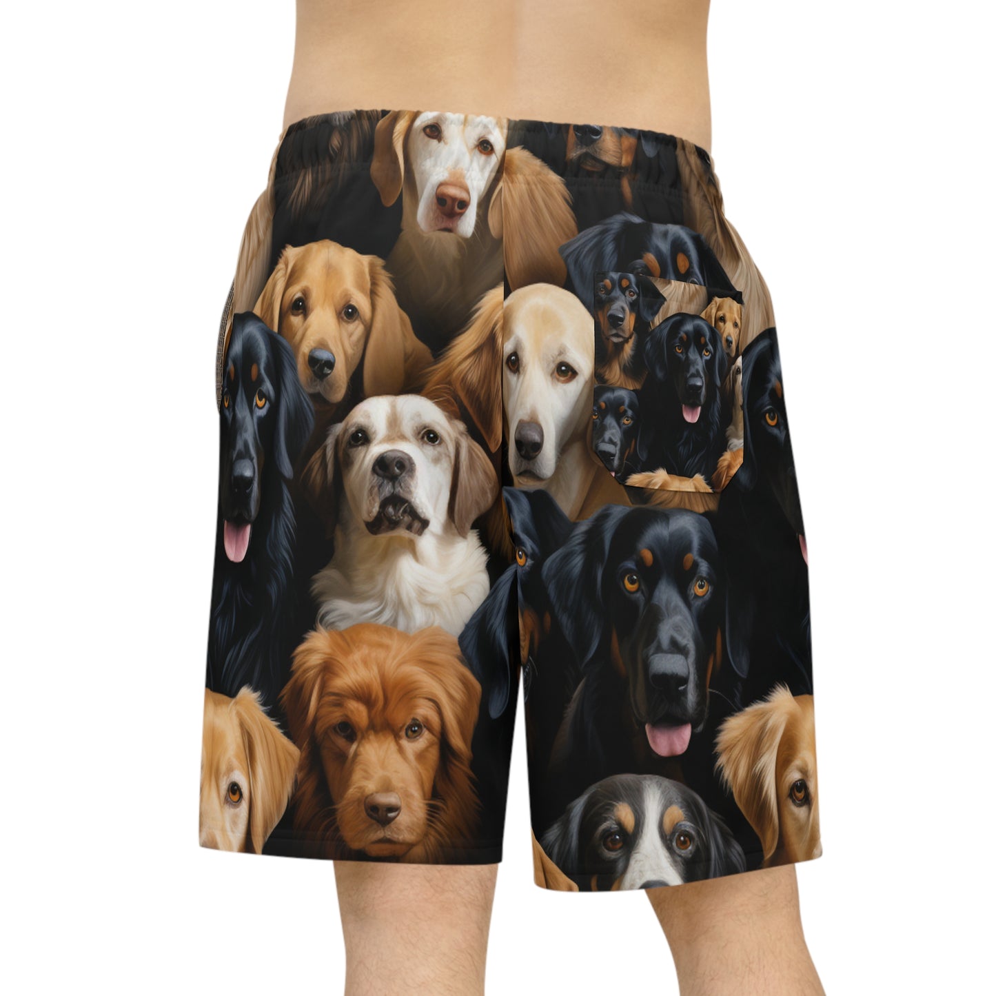 Tail Waggers True-to-Life Shorts - Bold Dog Art Shorts