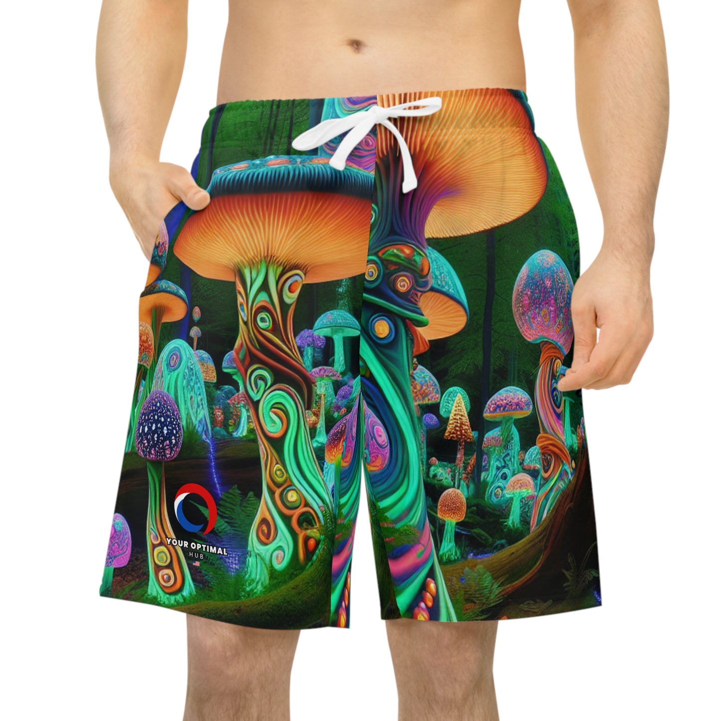 Evelina Barrington - Psychedelic Streetwear Shorts