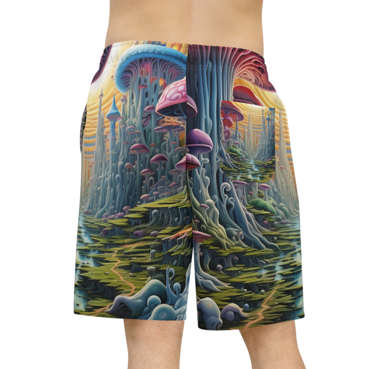 Isabella Verrocchio - Psychedelic Streetwear Shorts