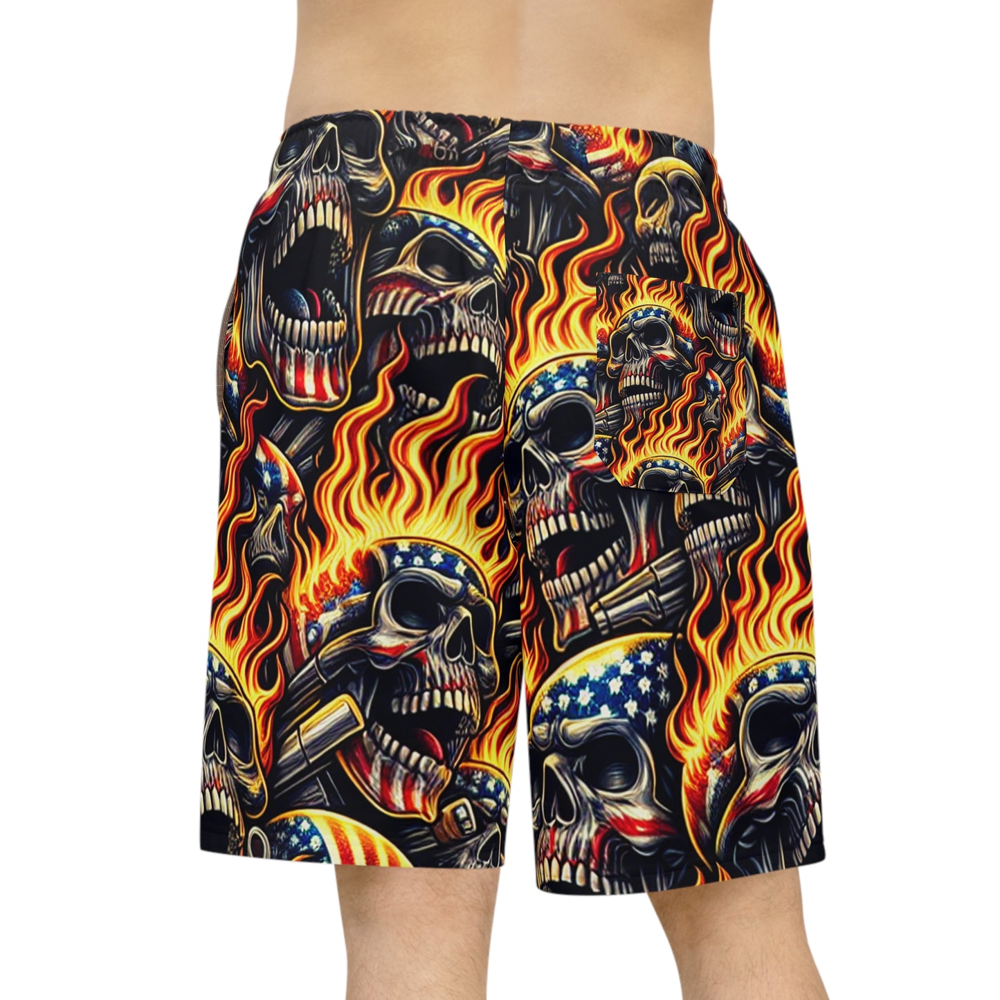 Ghostflame Liberty Shorts - Bold Patriotic Apparel