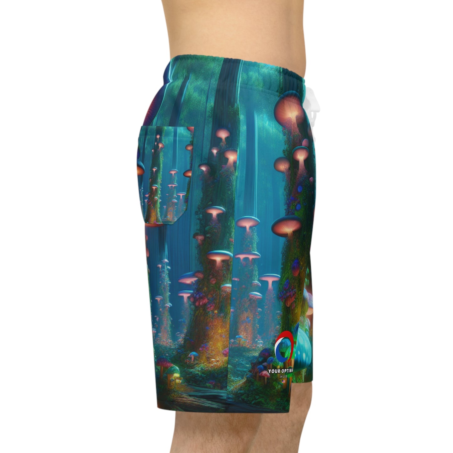 Benedicta Verdana - Blacklight Reactive Shorts