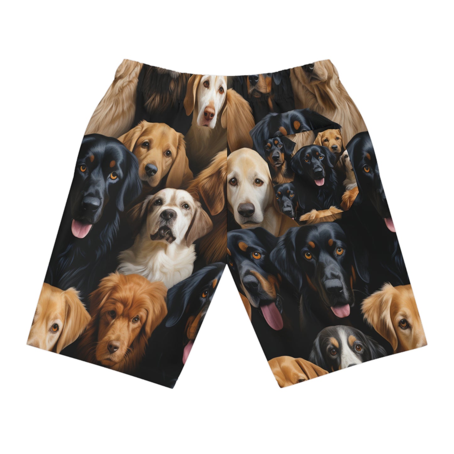 Tail Waggers True-to-Life Shorts - Bold Dog Art Shorts