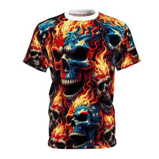 Eternal Ember Enigma Tee - Patriotic Streetwear