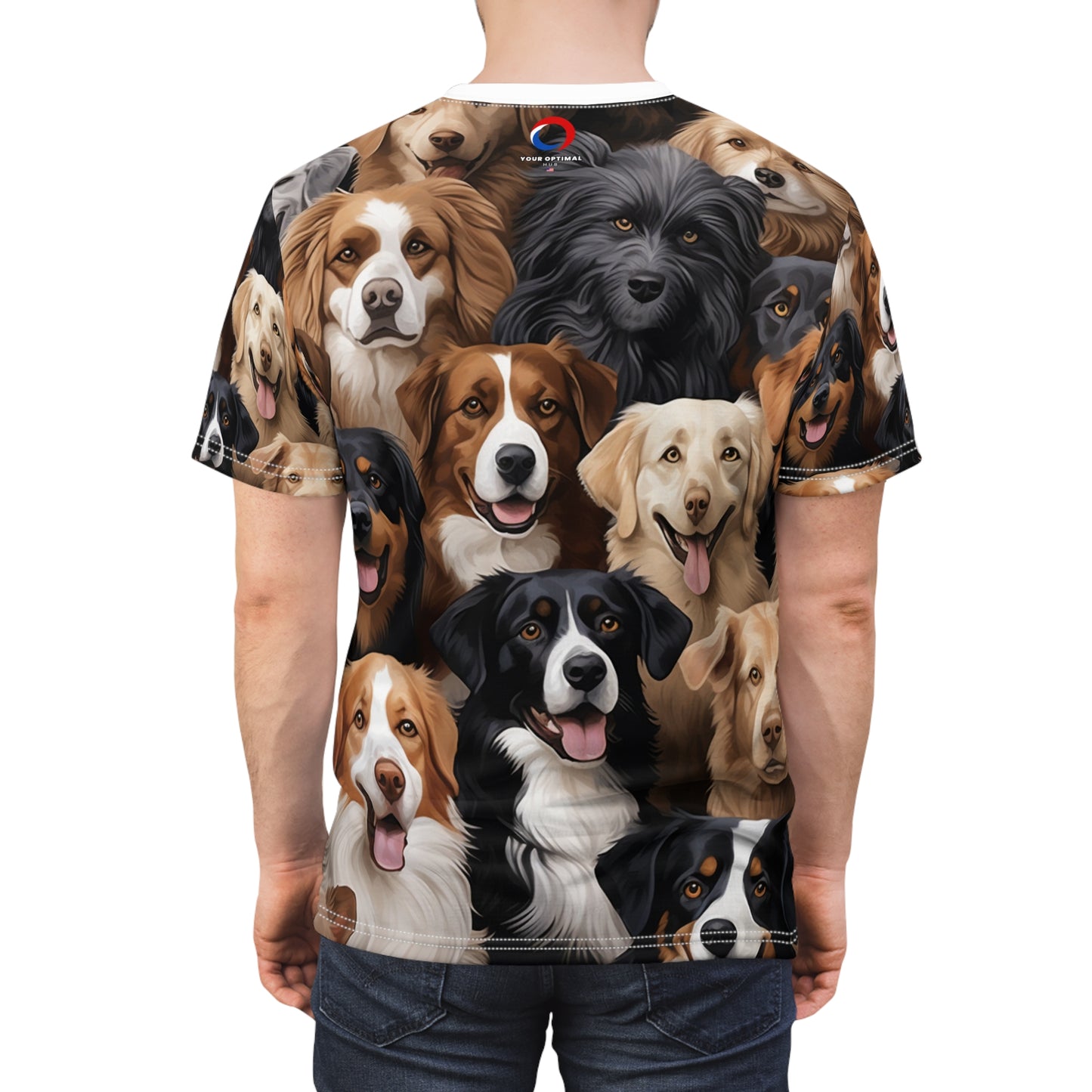 Woof Wonder Montage Tee - Dog Breed Fashion T-shirt