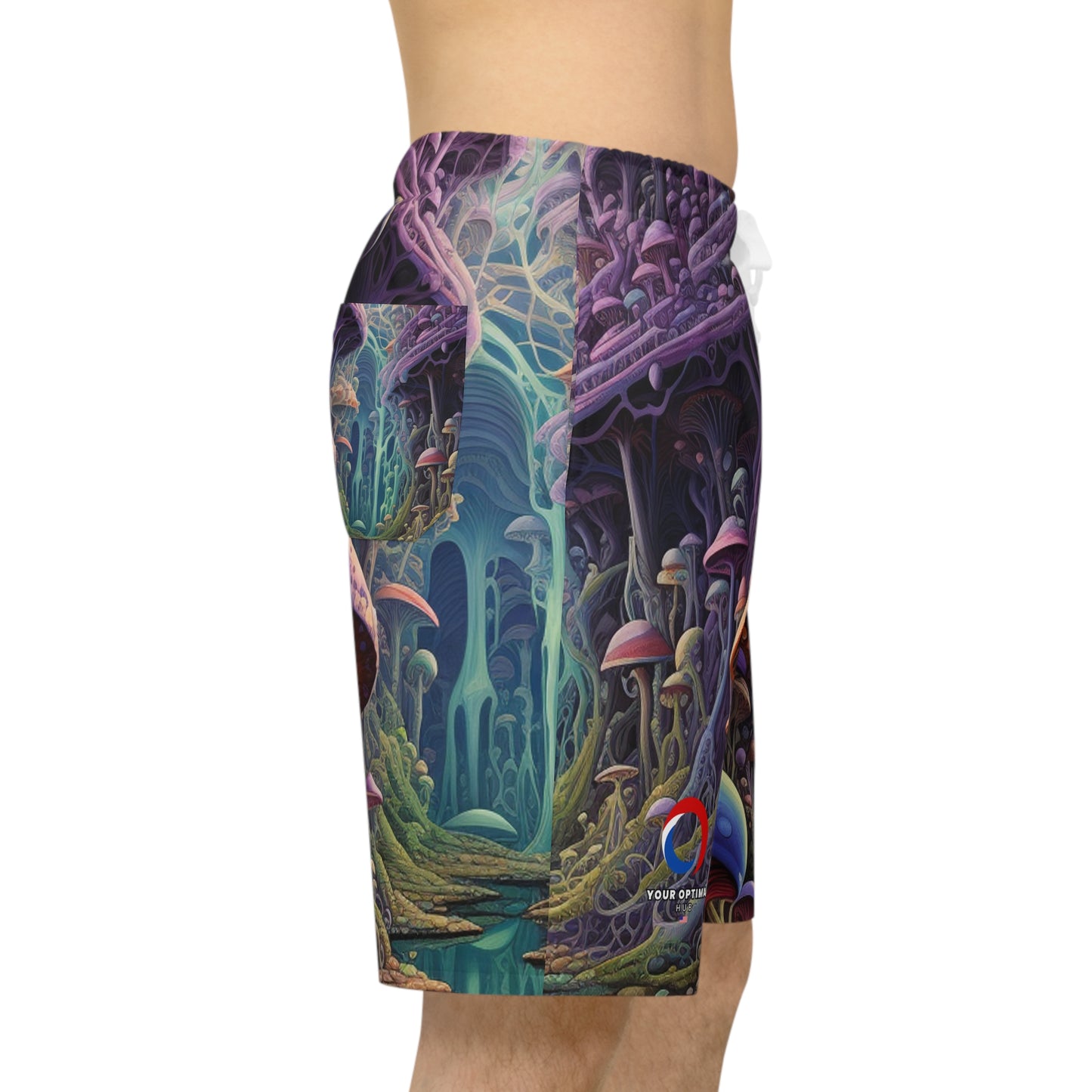 Clementina Da Vinci - Psychedelic Streetwear Shorts