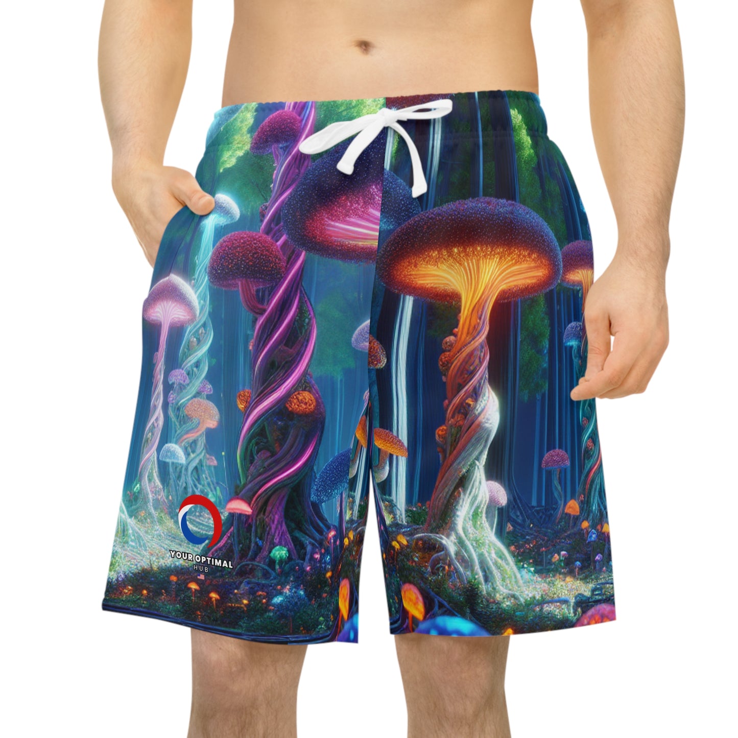 Amadeo Bellini - Psychedelic Streetwear Shorts