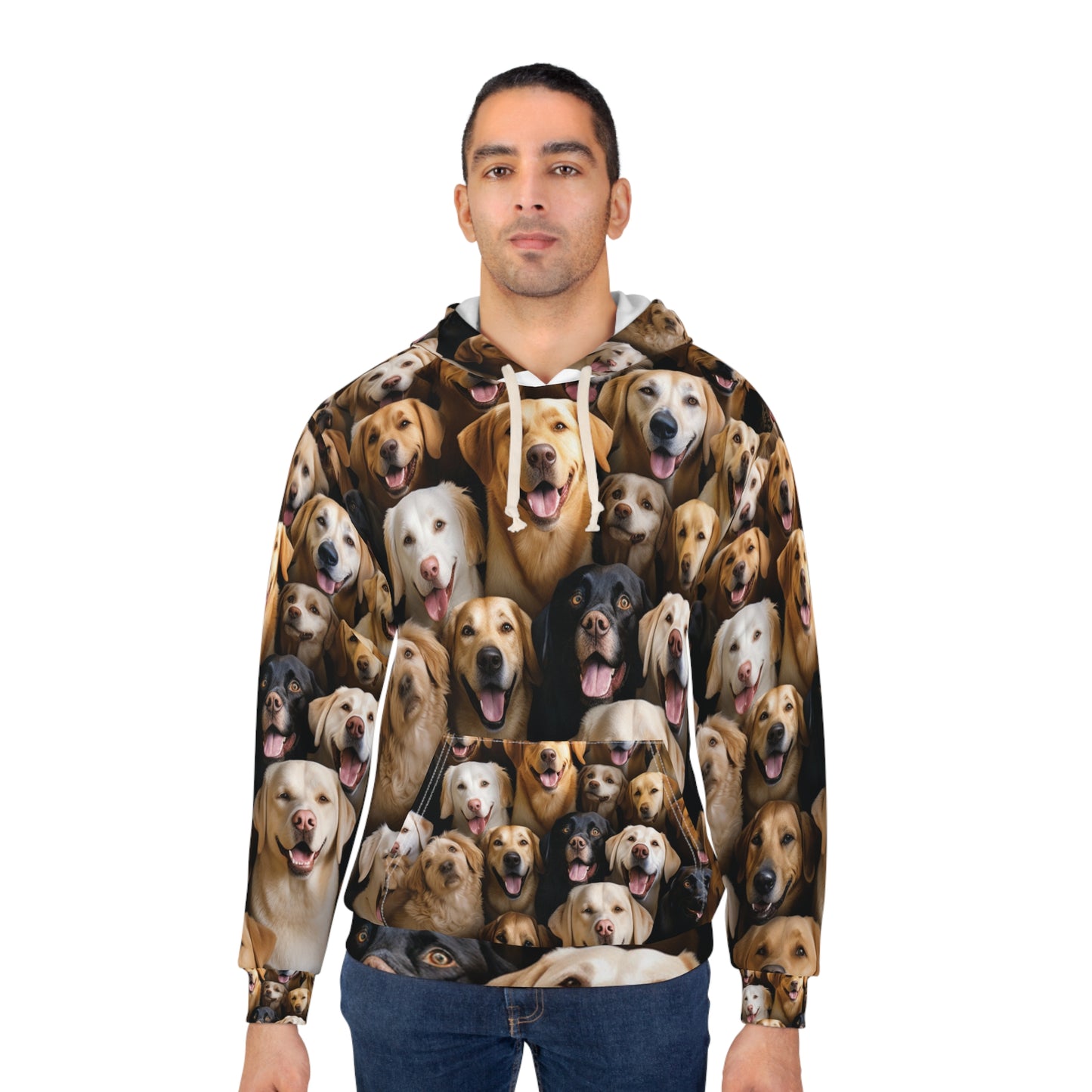 Ultra-Fine Dog Print Hoodie - Bold Dog Art Hoodie