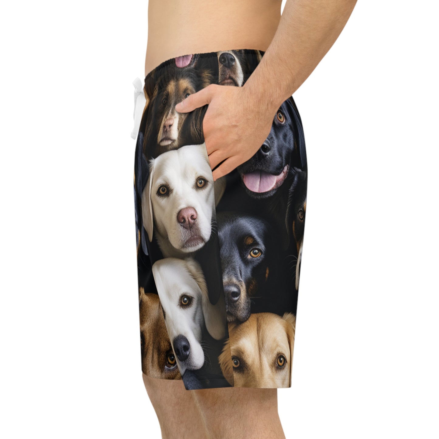 Pawsitively Perfect Dog Print Shorts - Bold Dog Art Shorts