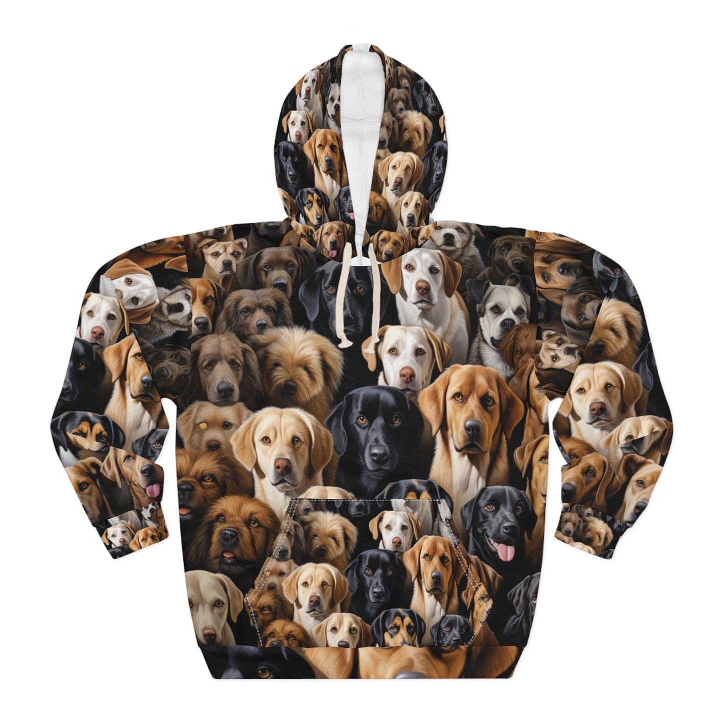 High-Resolution Dog Hoodie - Bold Dog Art Hoodie