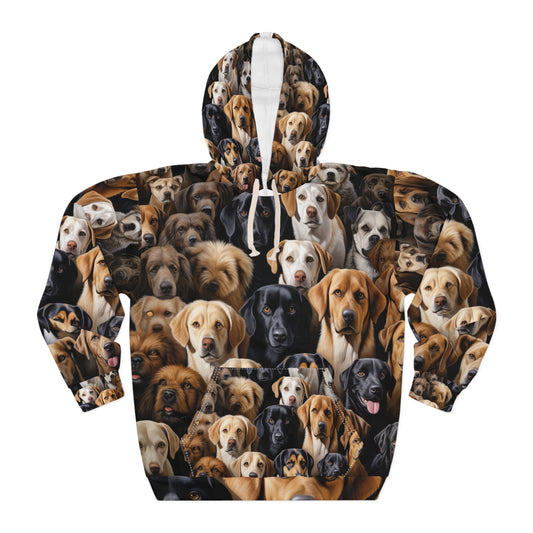 High-Resolution Dog Hoodie - Bold Dog Art Hoodie