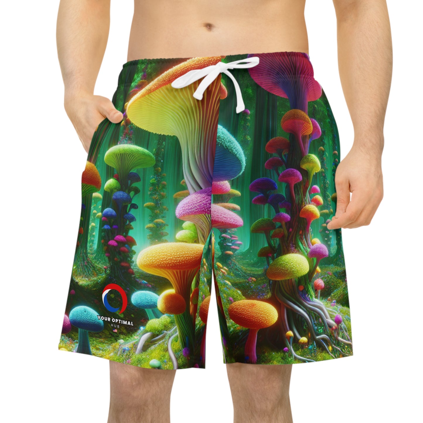 Raphaelle Verona - Psychedelic Streetwear Shorts