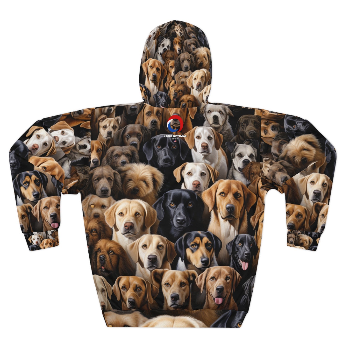 High-Resolution Dog Hoodie - Bold Dog Art Hoodie