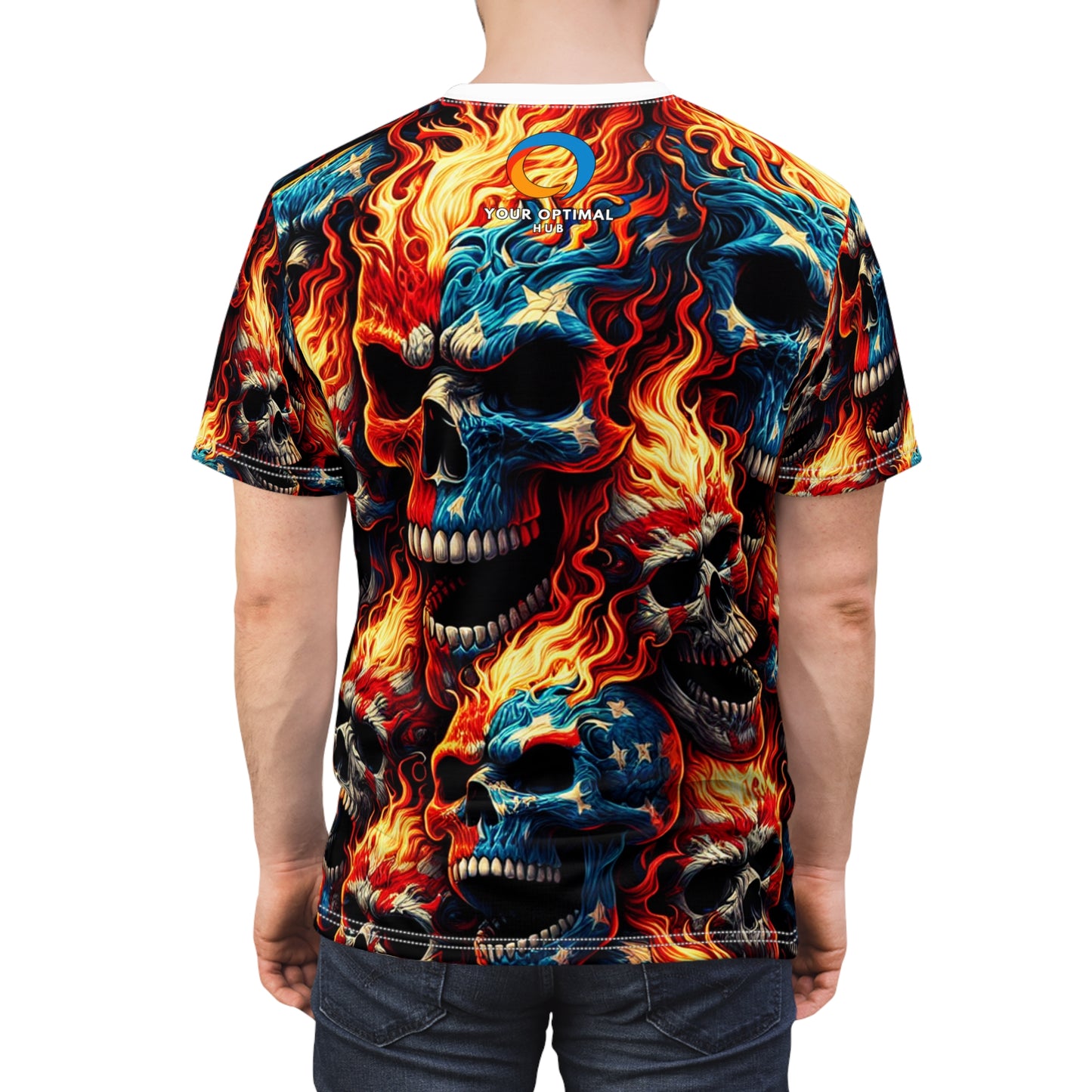 Eternal Ember Enigma Tee - Patriotic Streetwear