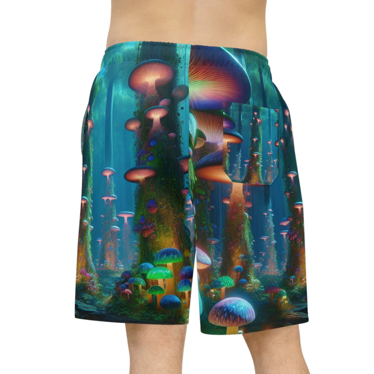 Benedicta Verdana - Blacklight Reactive Shorts