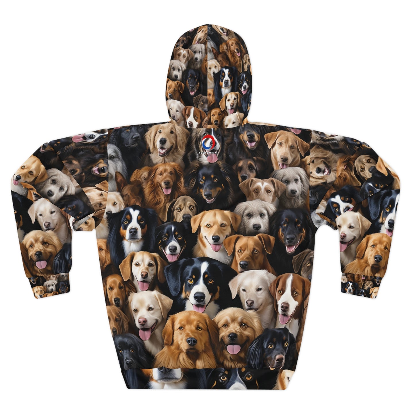 True-to-Life Dog Graphic Hoodie - Bold Dog Art Hoodie