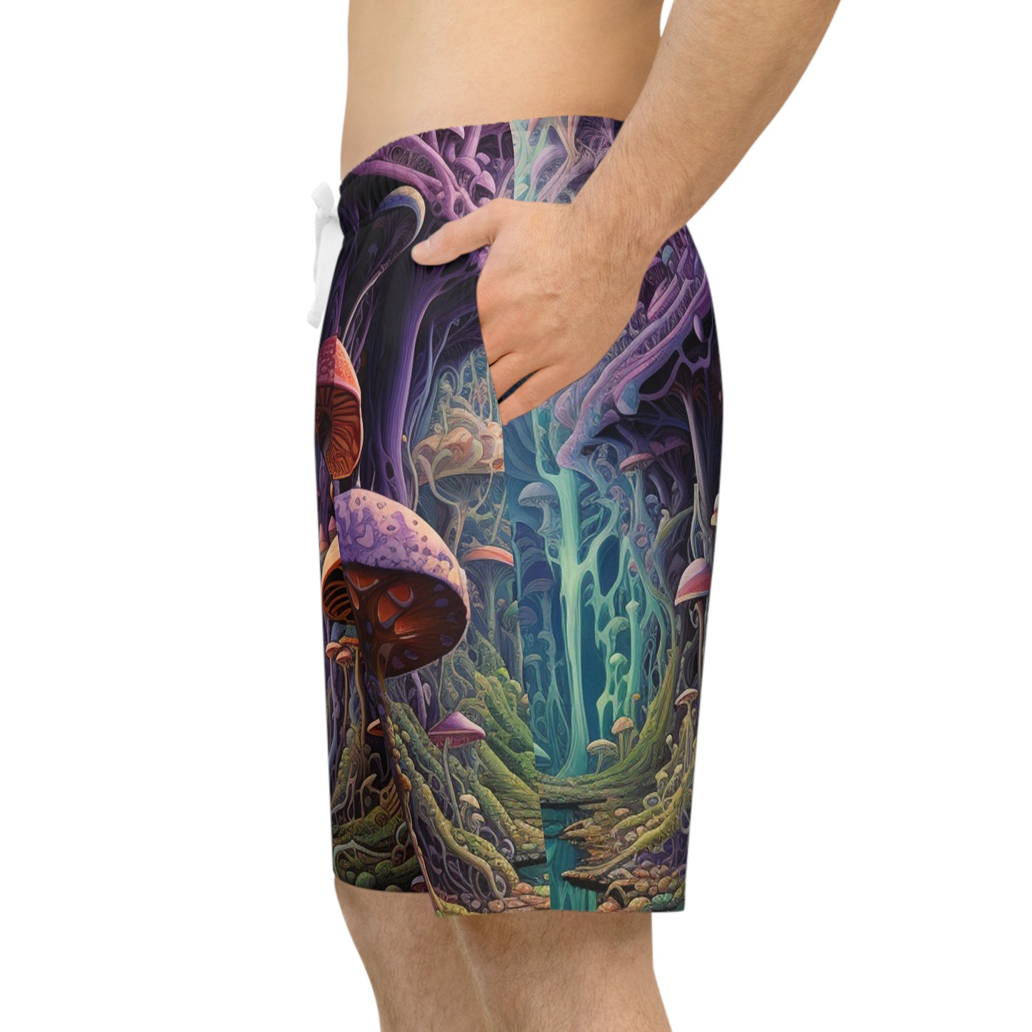 Clementina Da Vinci - Psychedelic Streetwear Shorts