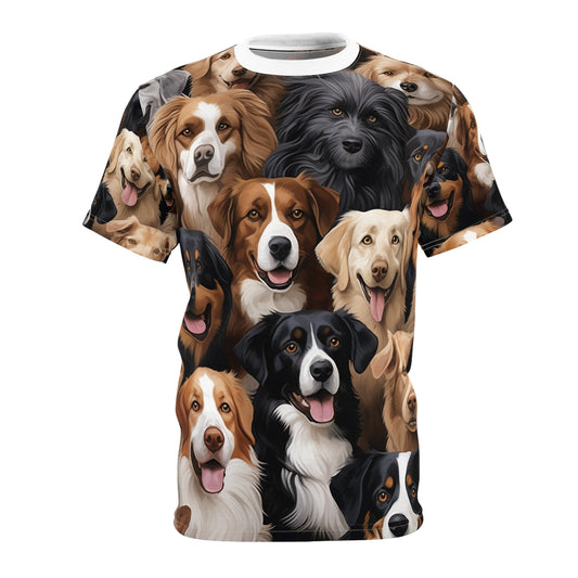 Woof Wonder Montage Tee - Dog Breed Fashion T-shirt