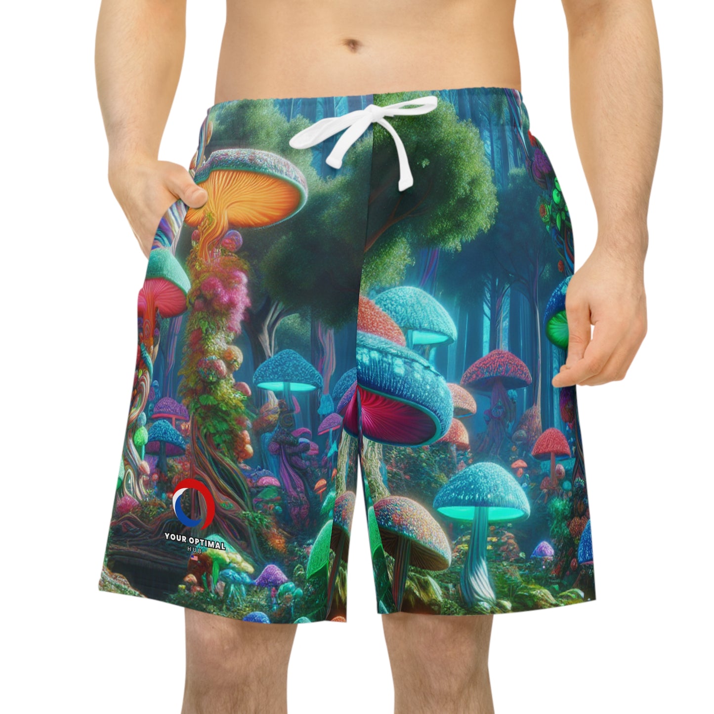 Leonardo Mancini - Psychedelic Streetwear Shorts