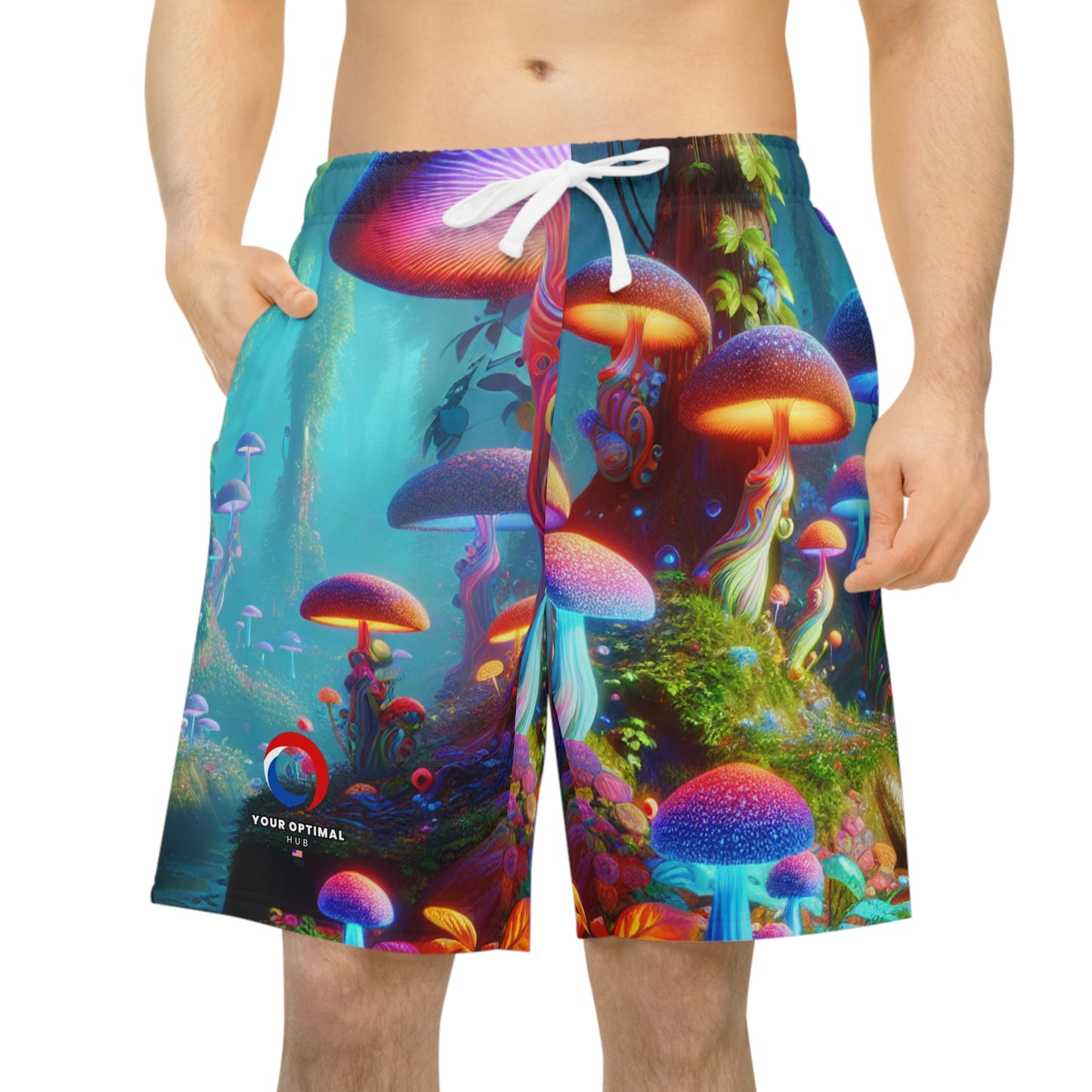 Isabella Caravaggio - Psychedelic Streetwear Shorts