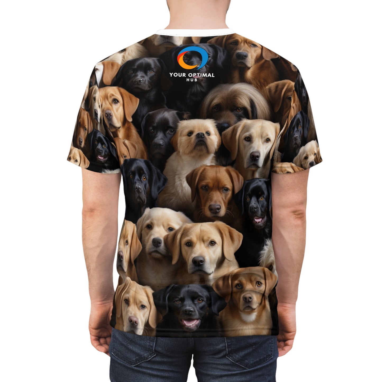 Pawsome Canine Collage Tee - Dog Breed Fashion T-shirt