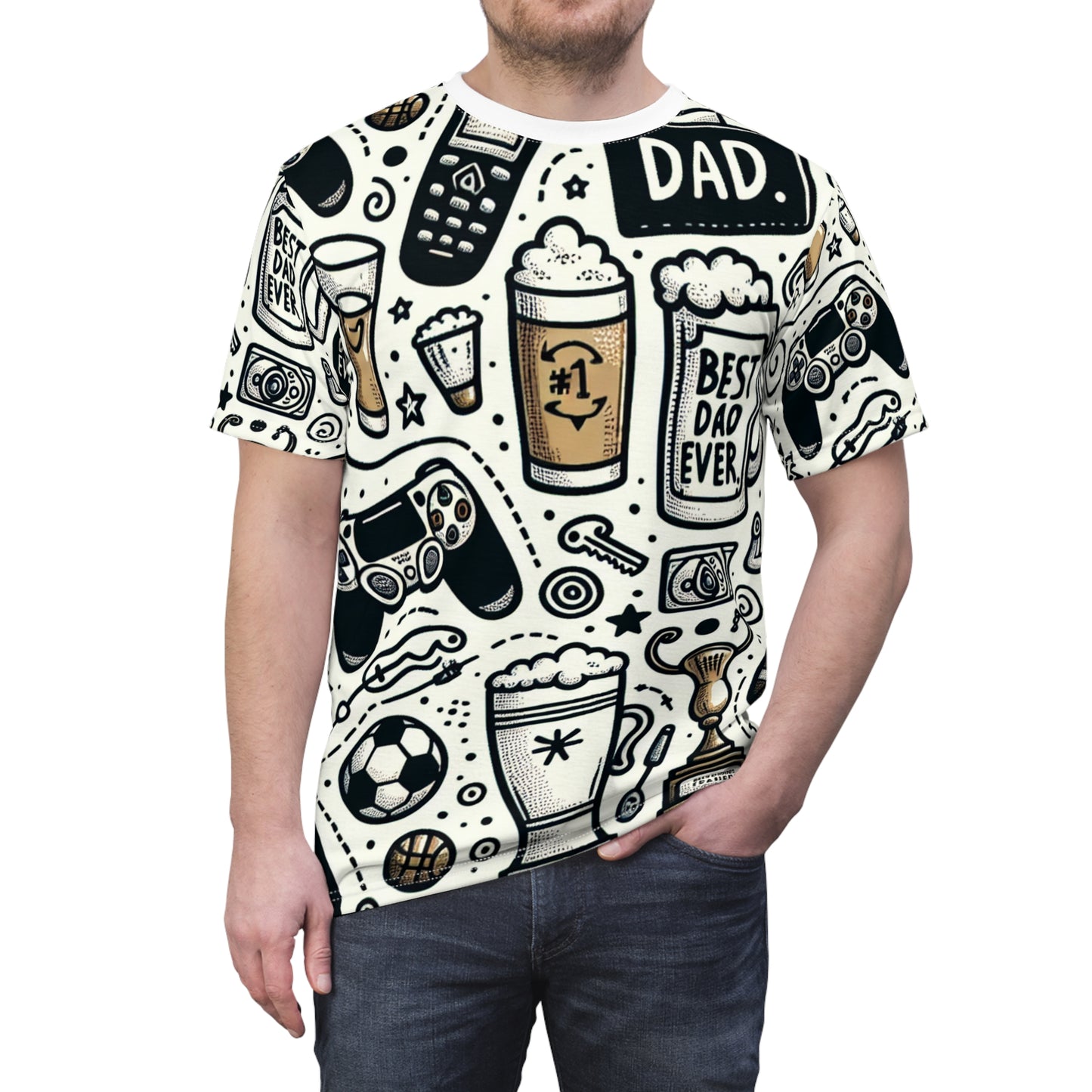 Father’s Day Tribute T-Shirt - King Dad, Family Photographer, BBQ Chef, Style Enthusiast - Father's Day Tee