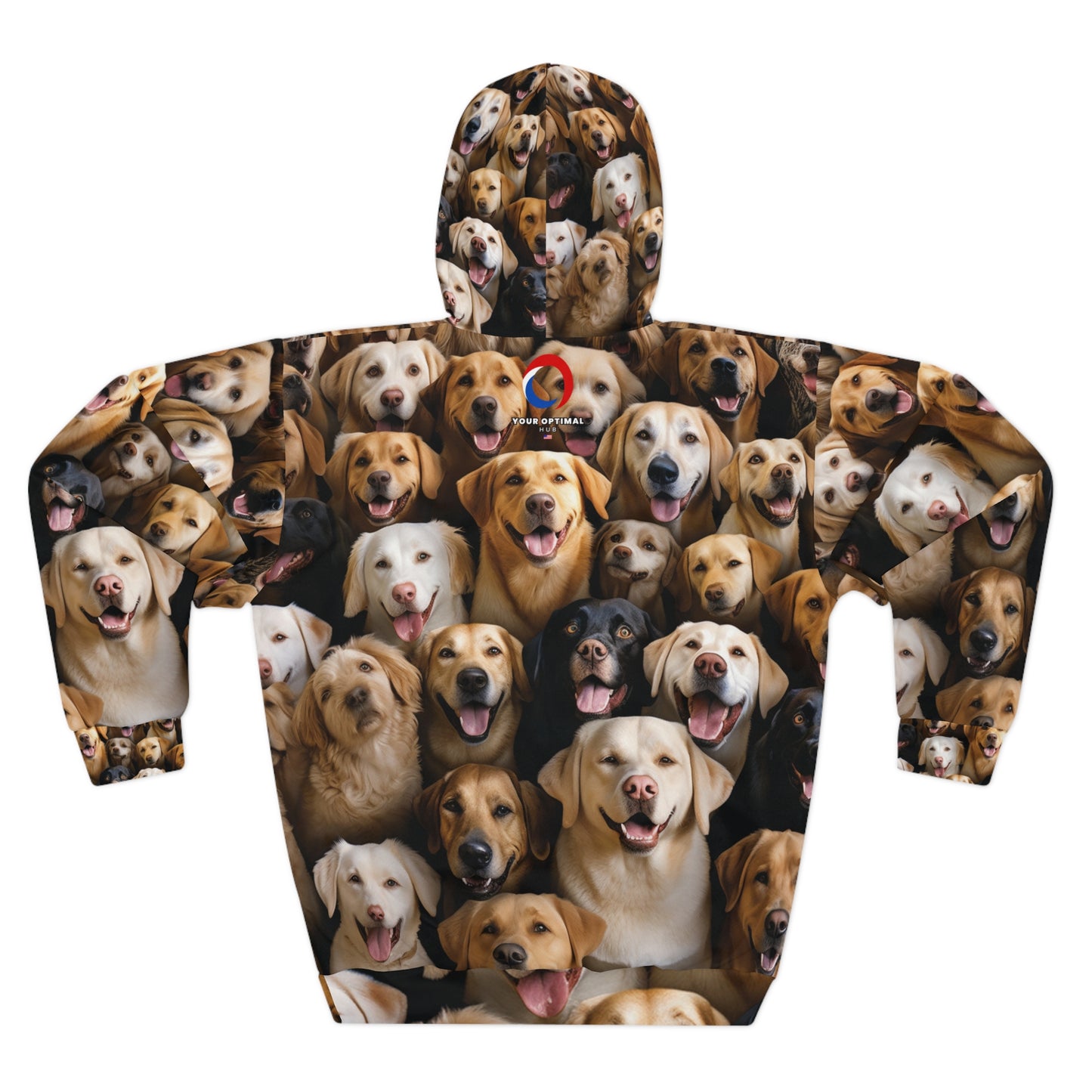 Ultra-Fine Dog Print Hoodie - Bold Dog Art Hoodie