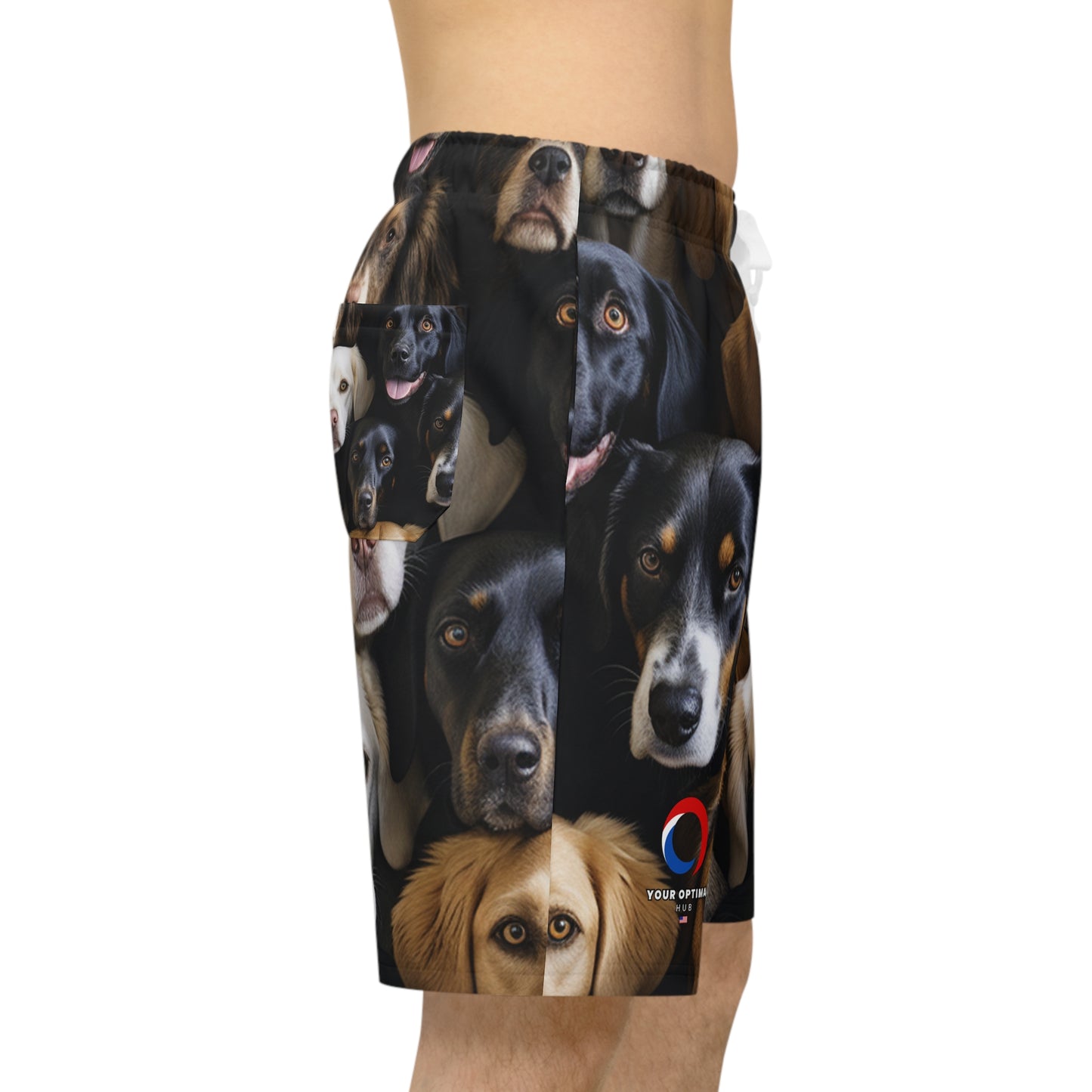 Pawsitively Perfect Dog Print Shorts - Bold Dog Art Shorts