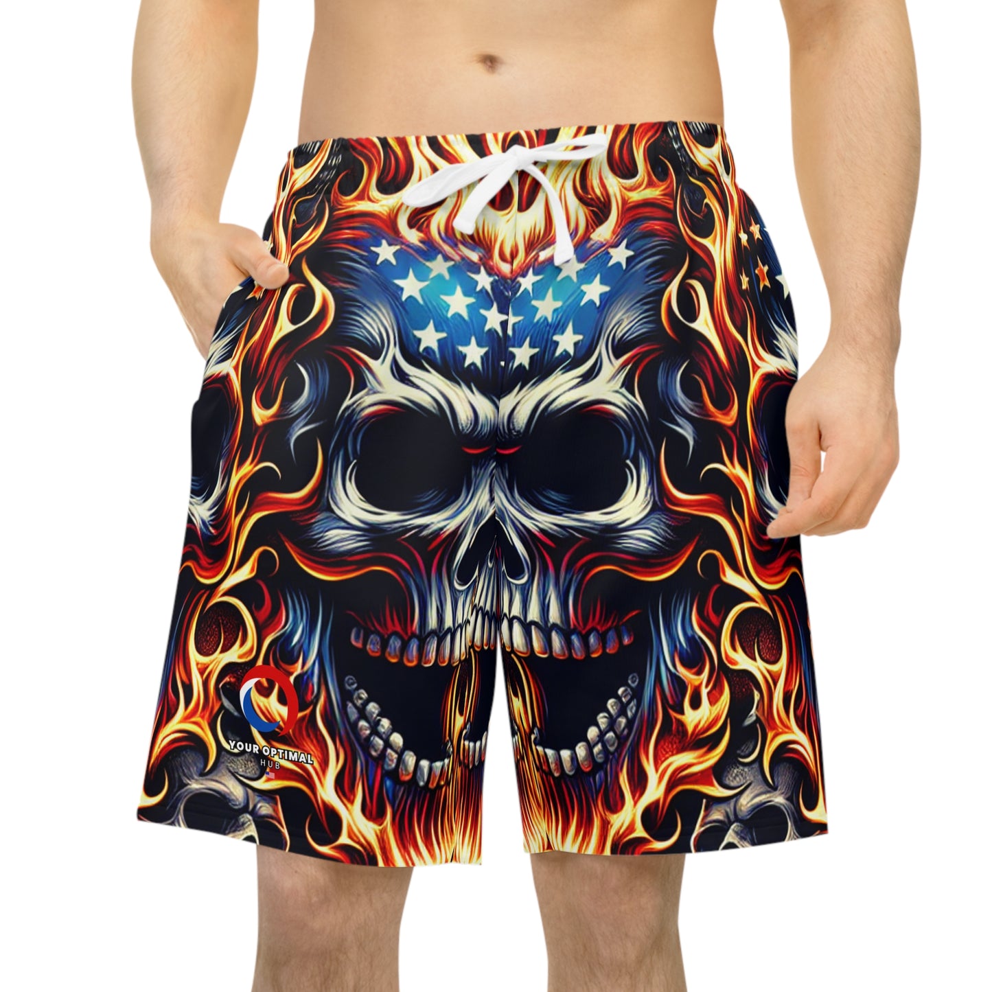 Infernal Allegiance Flame Design - Patriotic Streetwear