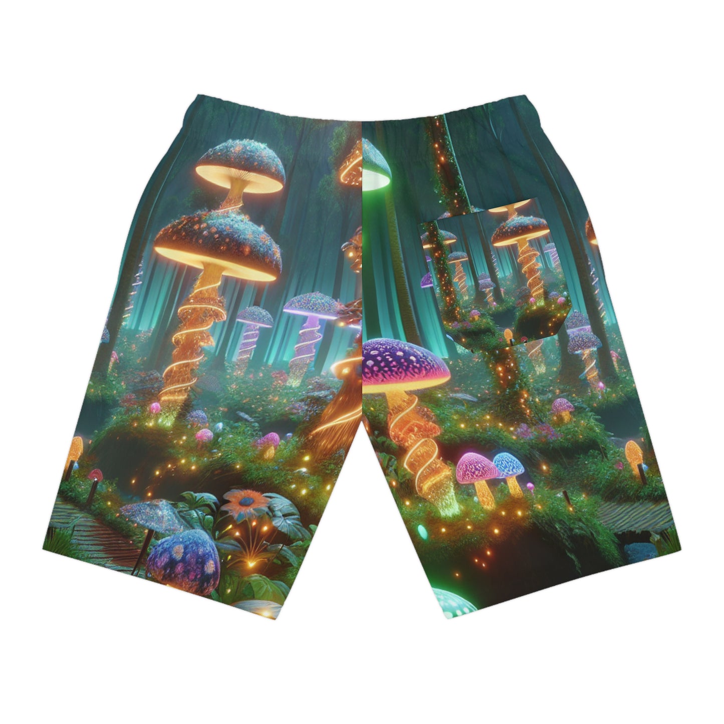 Alessandra Caravaggio - Blacklight Reactive Shorts