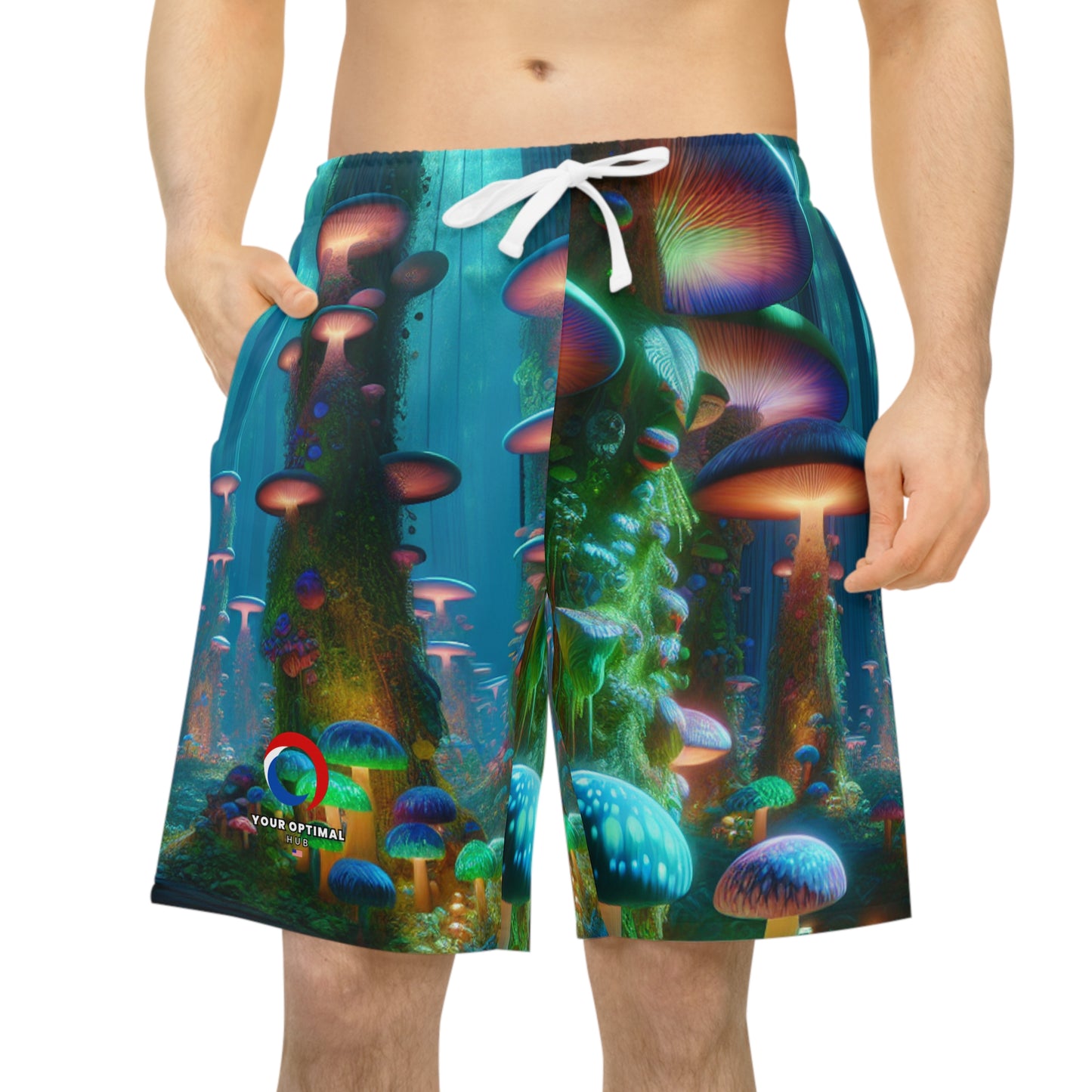 Benedicta Verdana - Blacklight Reactive Shorts