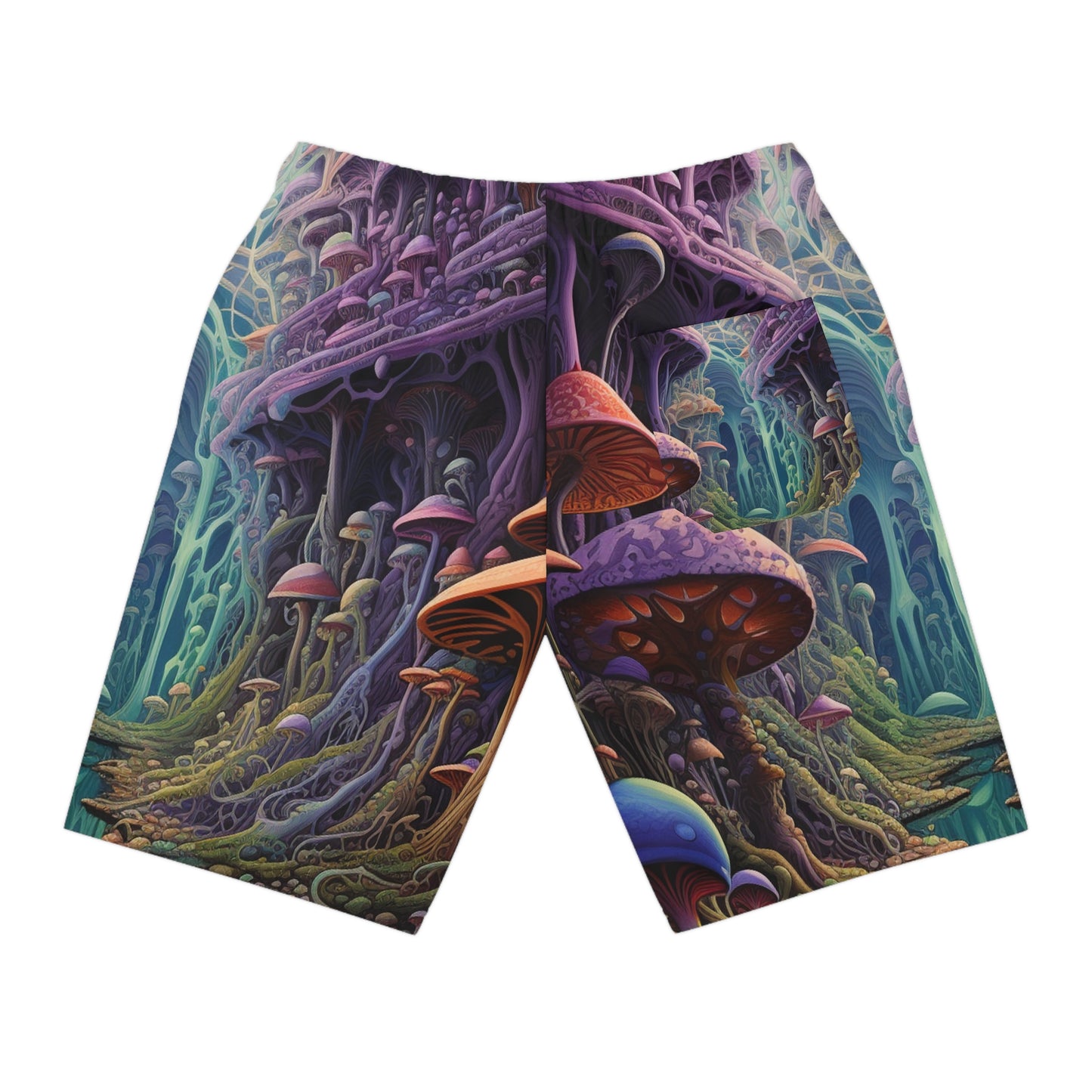 Clementina Da Vinci - Psychedelic Streetwear Shorts