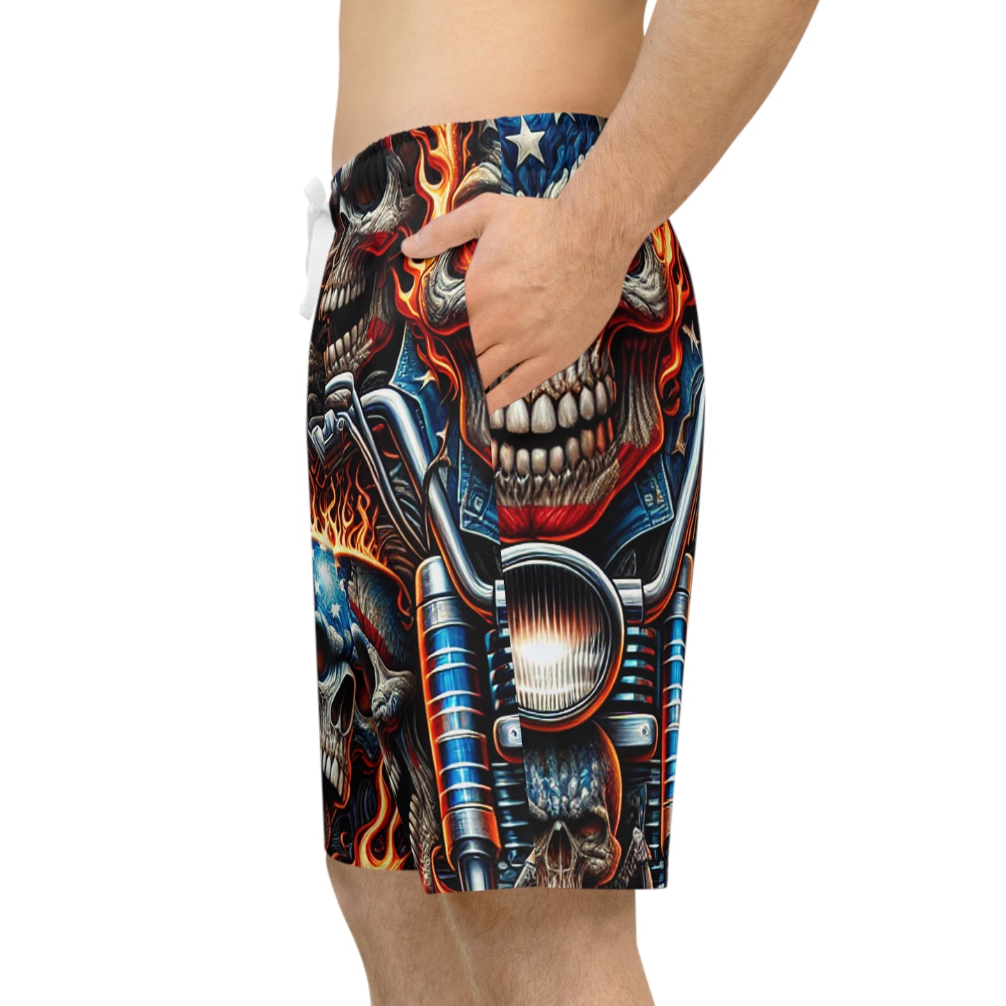 Inferno Spectacle Shorts - Patriotic Streetwear