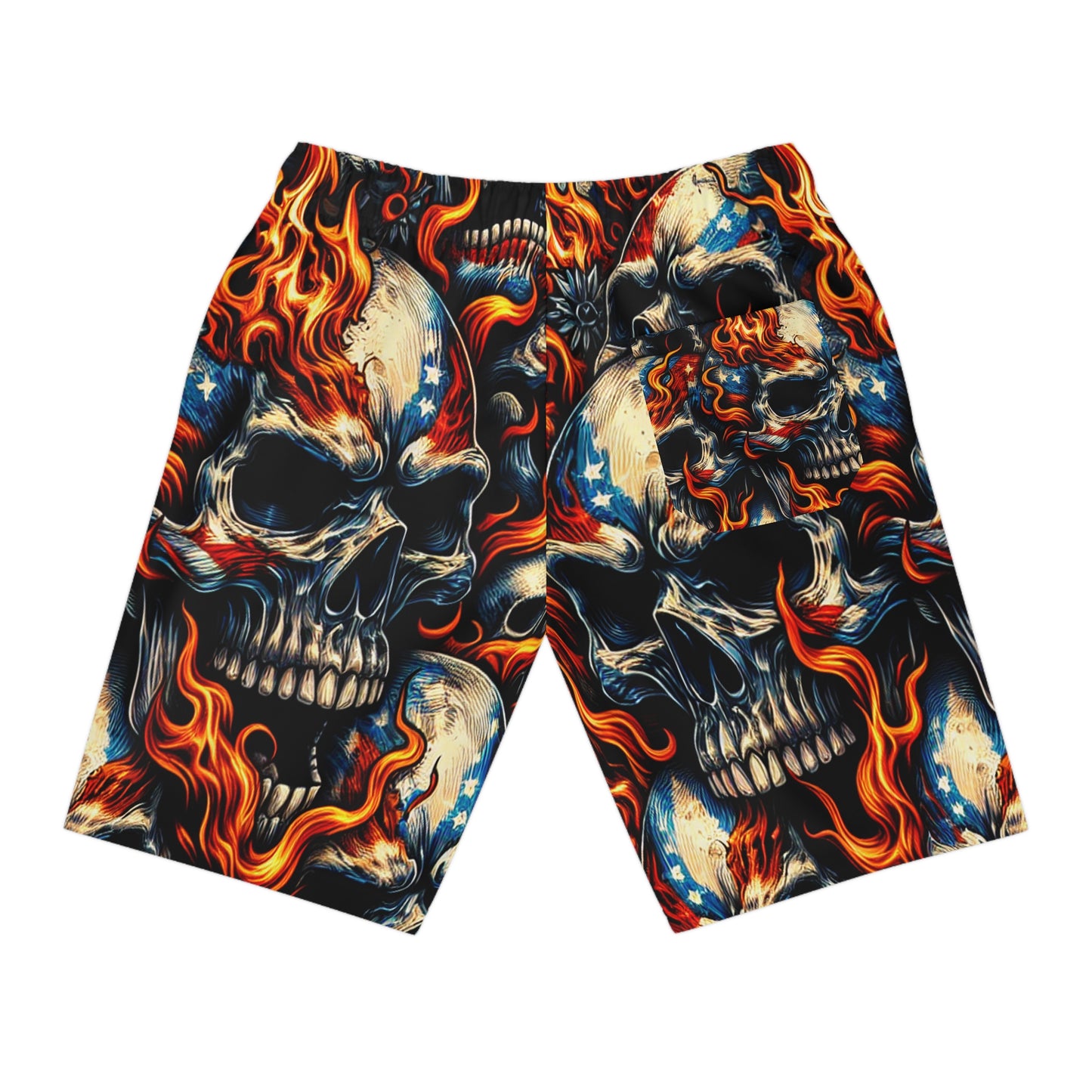 Flameborn Freedom Shorts - Patriotic Streetwear