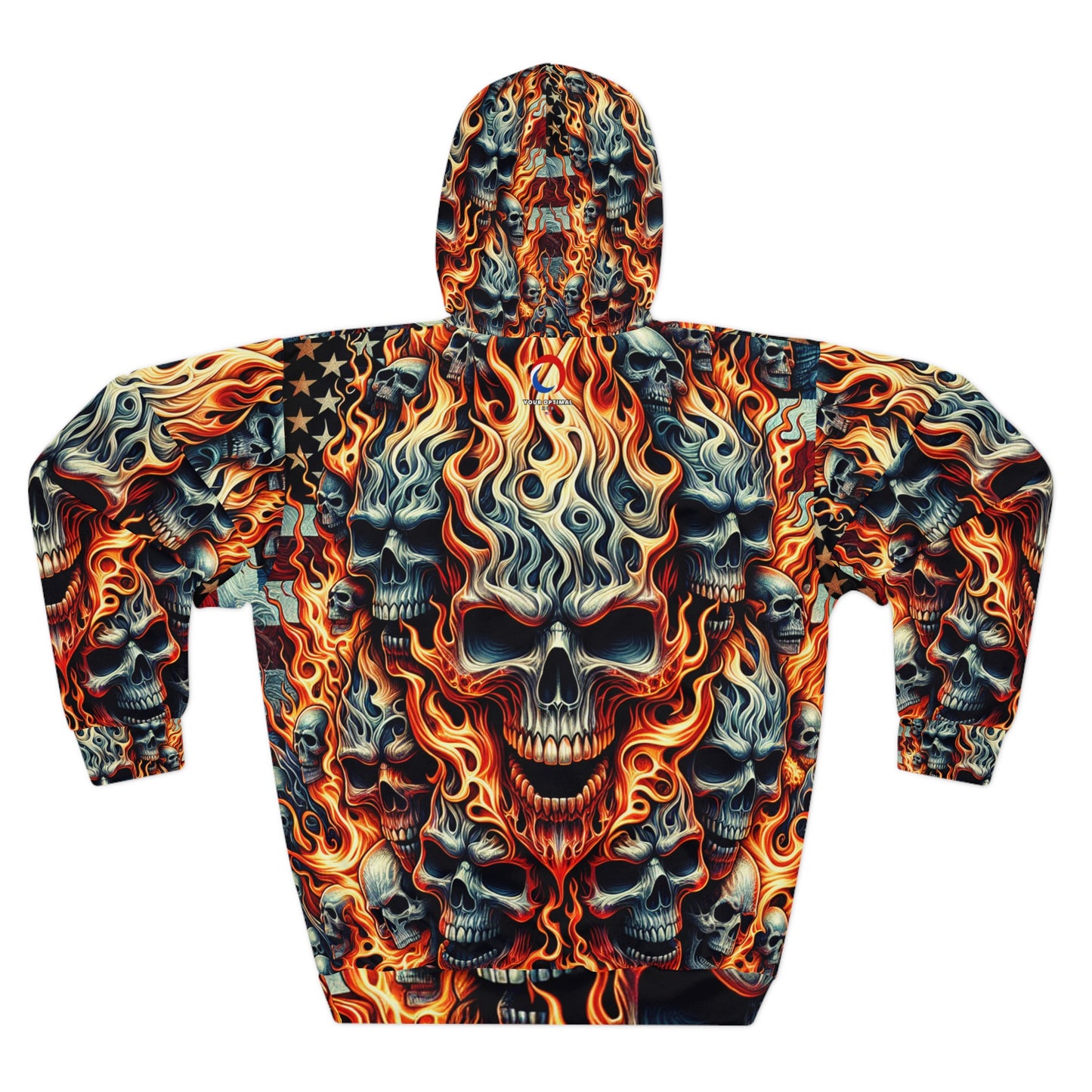 Inferno Glory Hoodie - Patriotic Streetwear