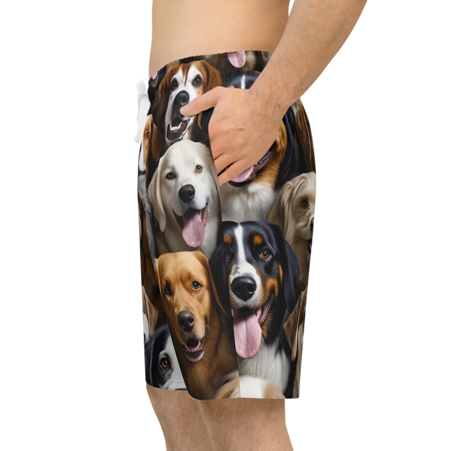 Furry Friends Realistic Dog Shorts - Bold Dog Art Shorts