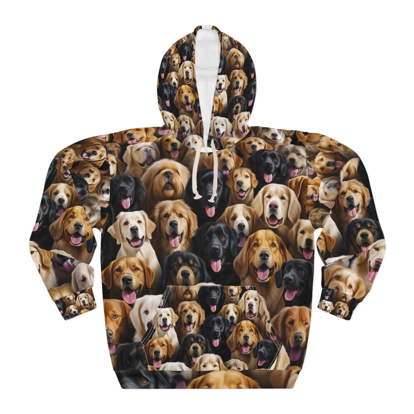 Ultra-Sharp Dog Portrait Hoodie - Bold Dog Art Hoodie