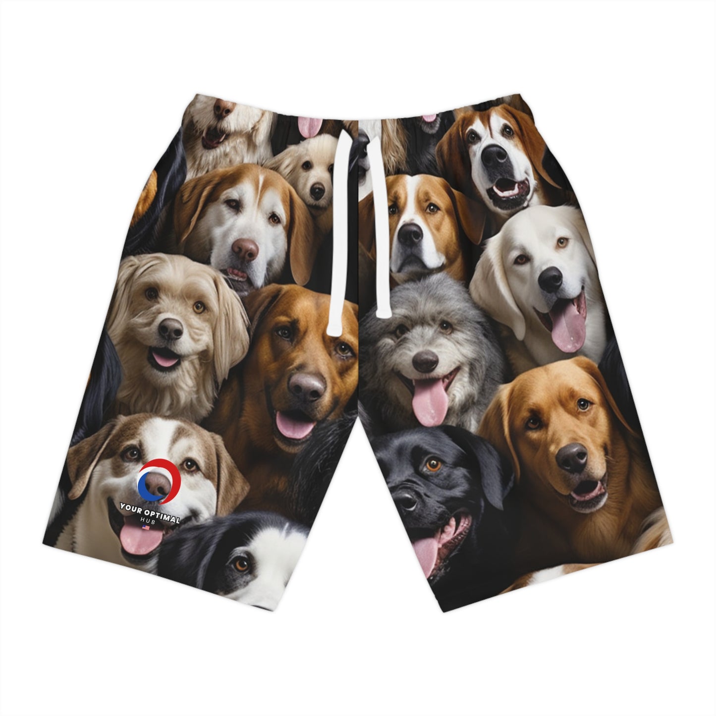 Furry Friends Realistic Dog Shorts - Bold Dog Art Shorts