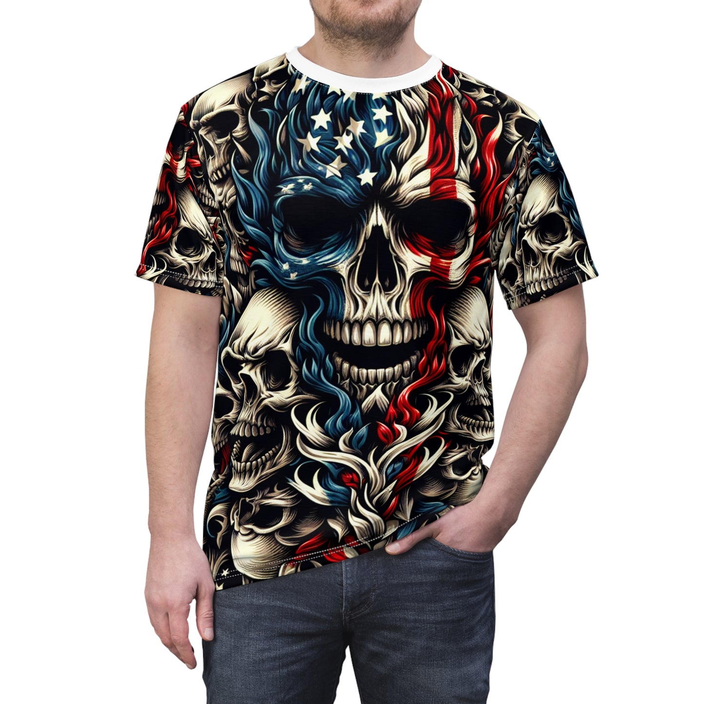 BlazeBurst Battalion Shirt - Patriotic Streetwear Tee