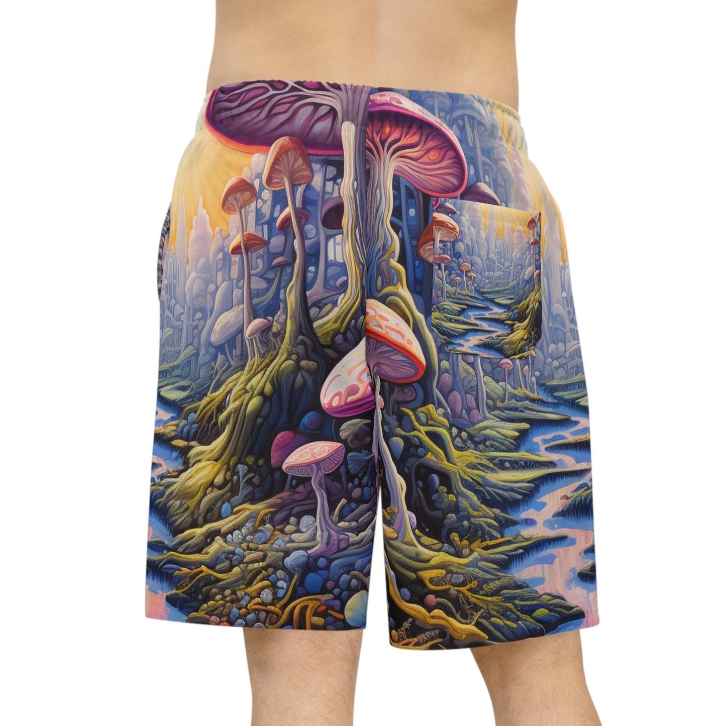 Amelia Van der Lune - Psychedelic Streetwear Shorts