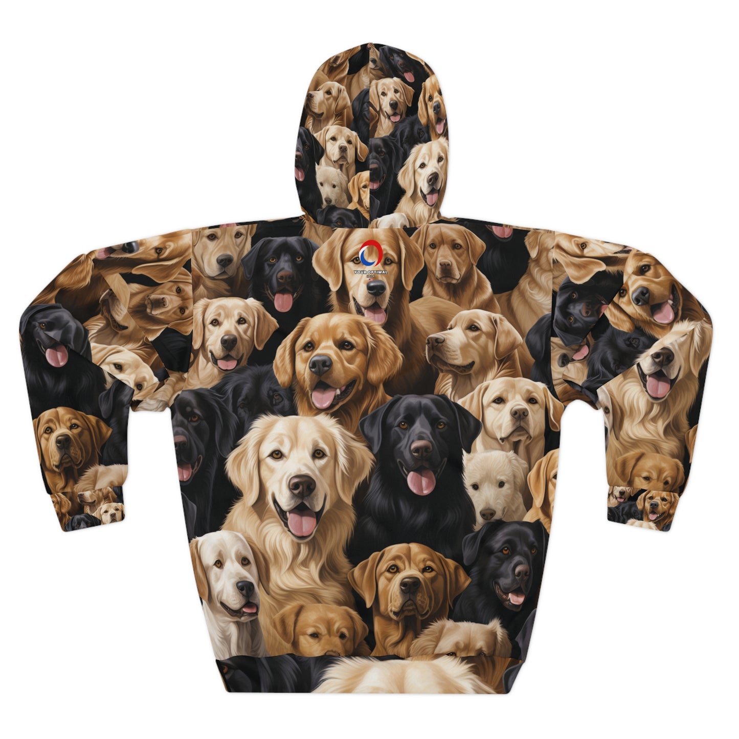 Hyper-Realistic Dog Design Hoodie - Bold Dog Art Hoodie