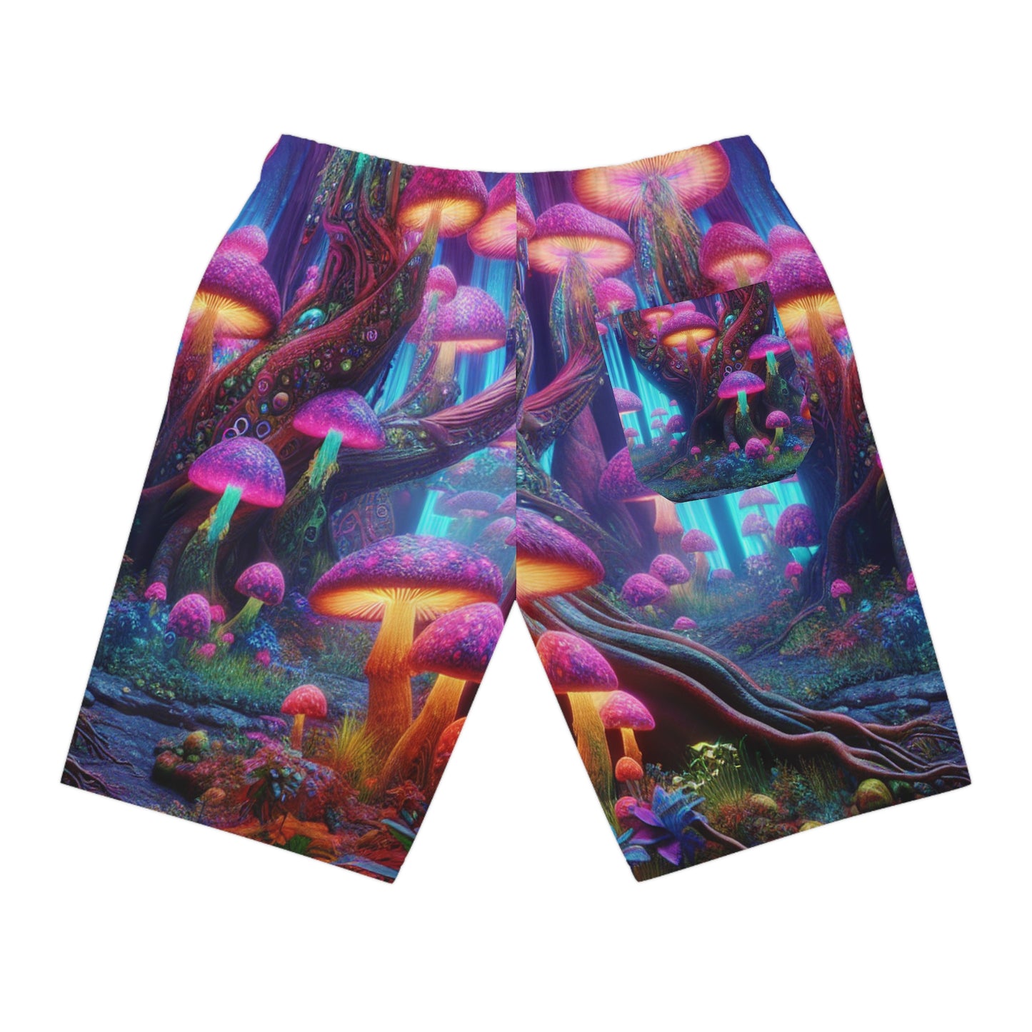 Fidelia Rossini - Psychedelic Streetwear Shorts