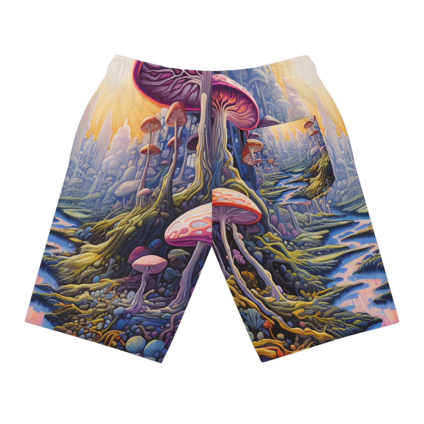 Amelia Van der Lune - Psychedelic Streetwear Shorts