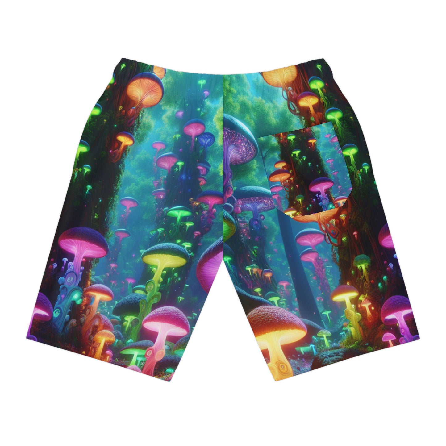 Theodora Florian - Blacklight Reactive Shorts