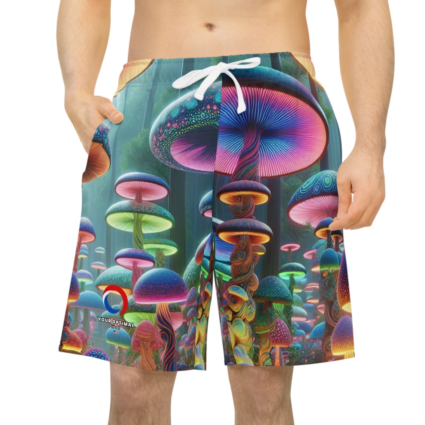 Lorenzo Bellini - Psychedelic Streetwear Shorts