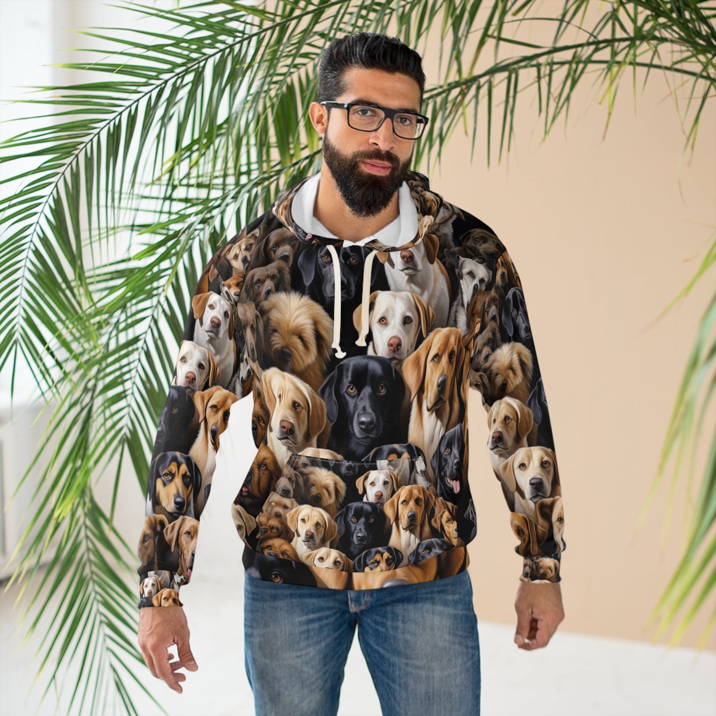 High-Resolution Dog Hoodie - Bold Dog Art Hoodie