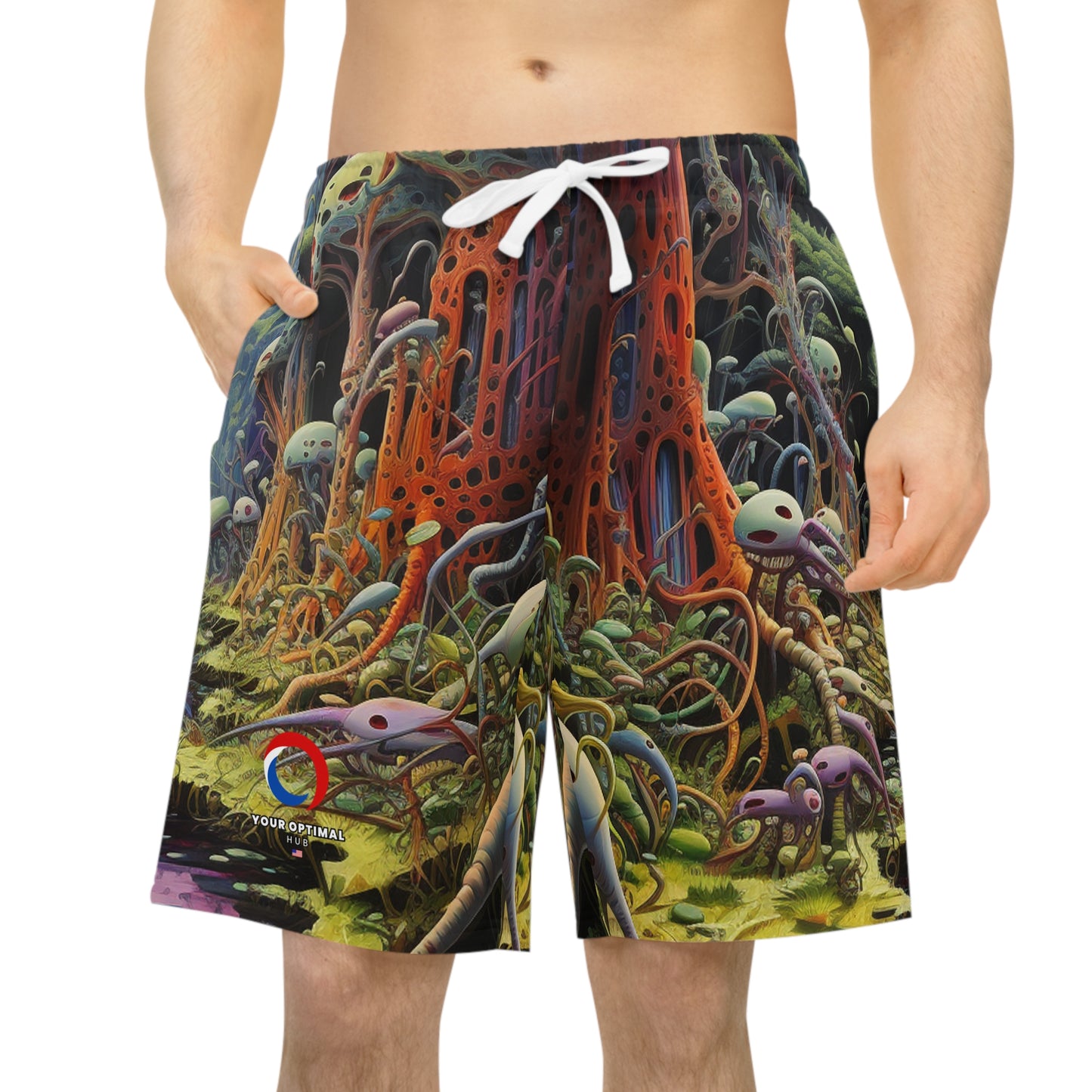 Celestino Bellini - Psychedelic Streetwear Shorts