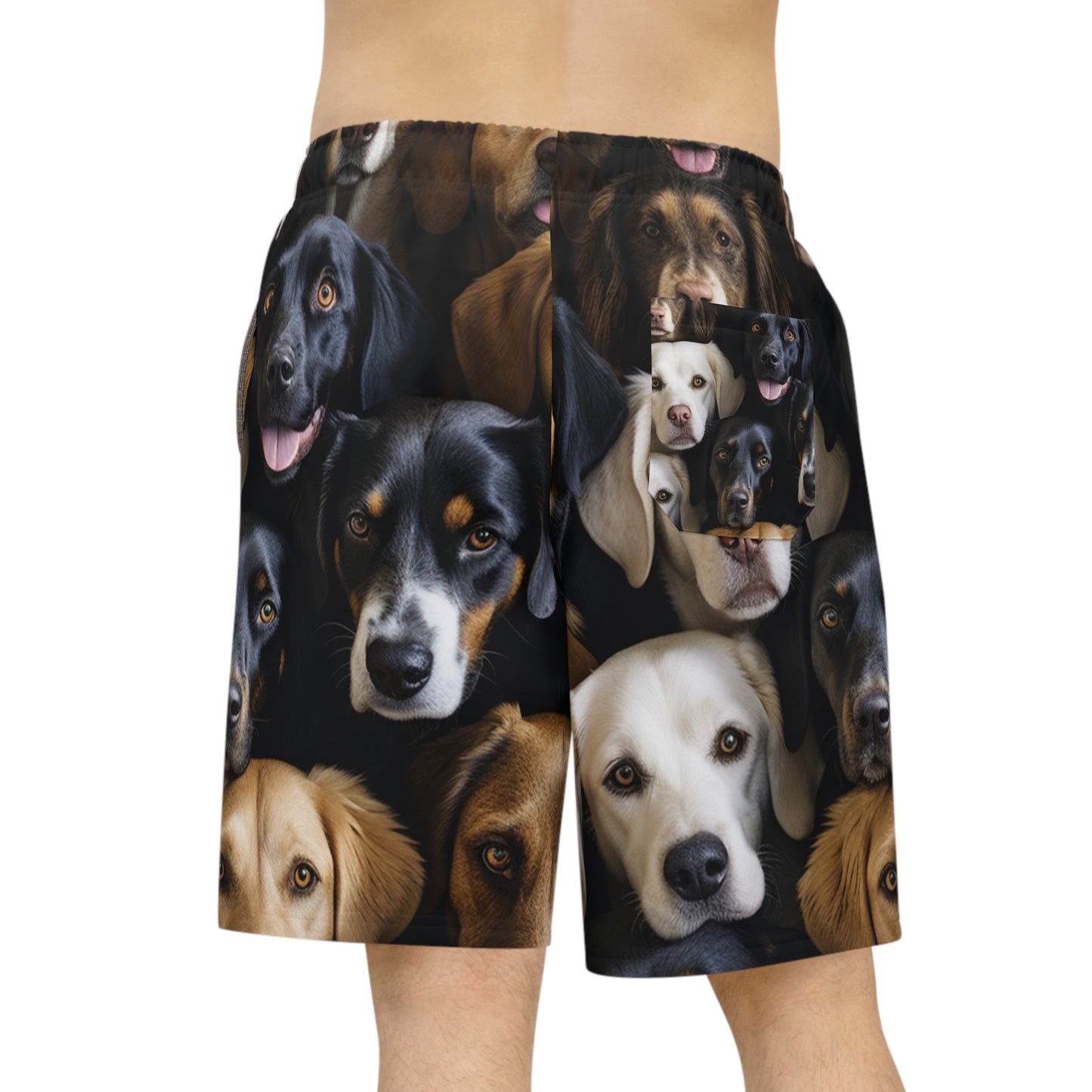 Pawsitively Perfect Dog Print Shorts - Bold Dog Art Shorts