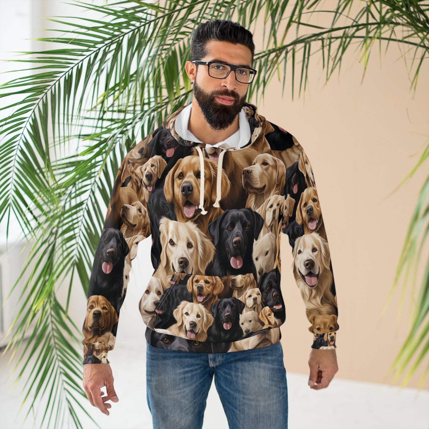 Hyper-Realistic Dog Design Hoodie - Bold Dog Art Hoodie