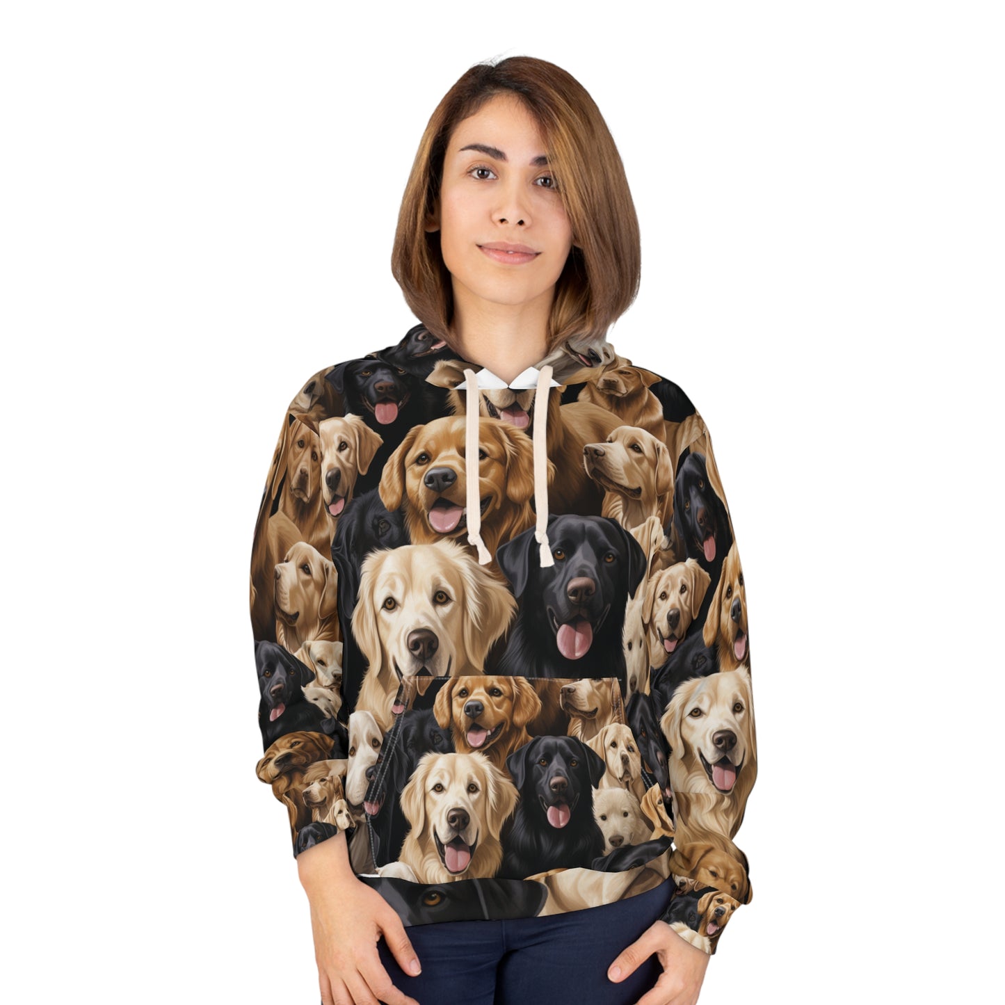 Hyper-Realistic Dog Design Hoodie - Bold Dog Art Hoodie