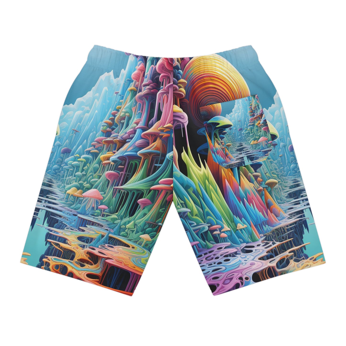 Antonio Bellamore - Psychedelic Streetwear Shorts